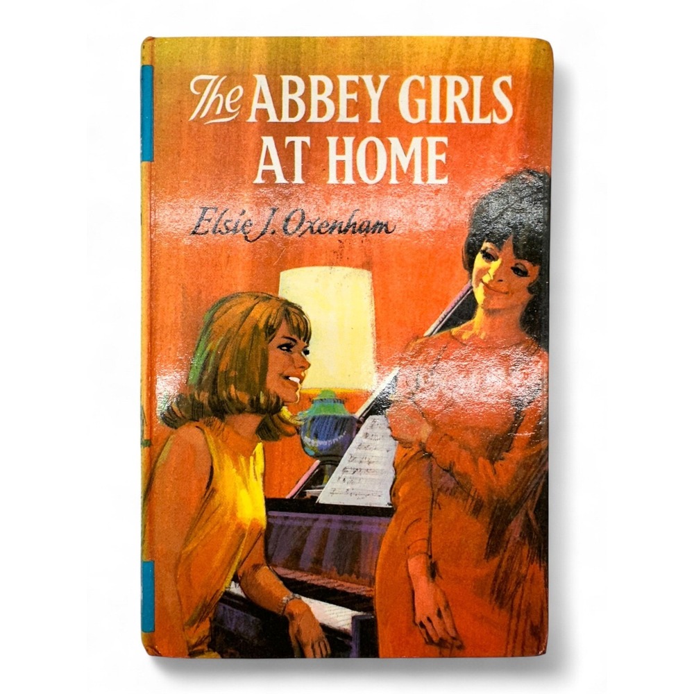 The Abbey Girls at Home 1968 Hardcover Elsie J Oxenham Vtg Novel Childrens Press